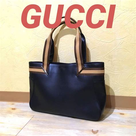 gucci バッグ 黒 トート